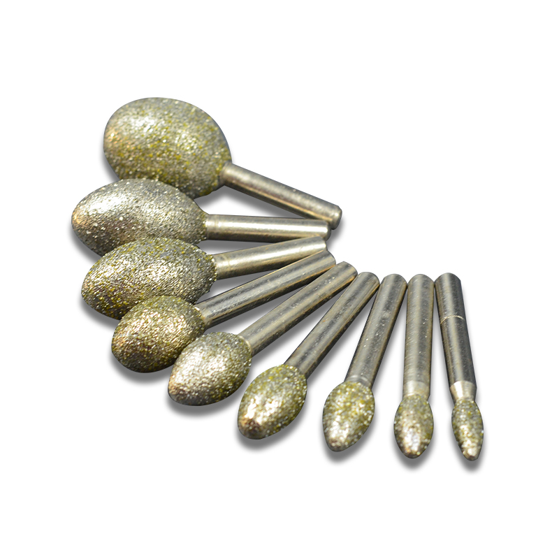 10pcs 6mm Egg Shape Diamond Drill Bit