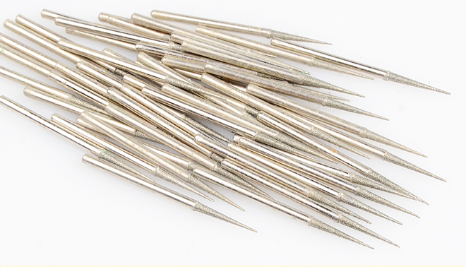 1.8mm 100pcs Diamond Point Shape Head Drill Bits