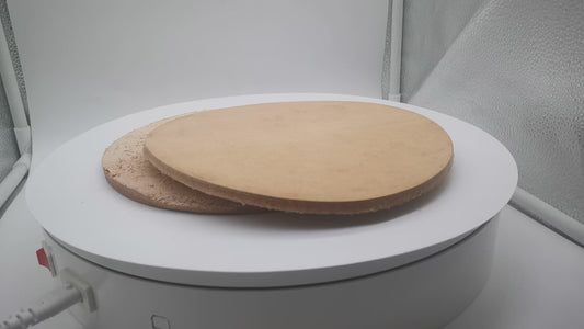 Leather Polishing Discs 6" – Premium Cowhide for Gemstones, Cabochons & Glass