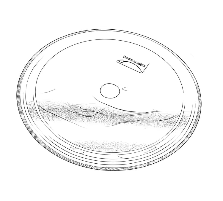 Red Thin Rim Diamond Lapidary Saw