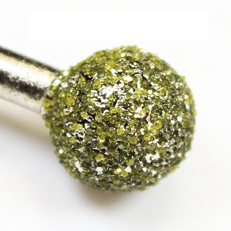 10mm 10pcs 30Grit Round Ball Shape Diamond Burs