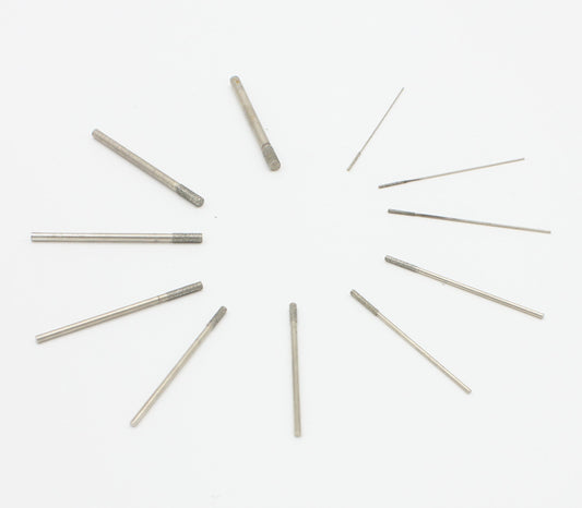 1.5mm 10pcs 160mm Length Round Cylinder Diamond Drill Bits