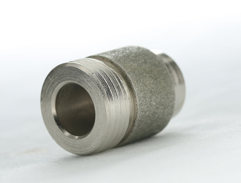 1" Diamond Helix Glass Grinder Head Bit – Self-Watering Stained Glass Grinding Tool