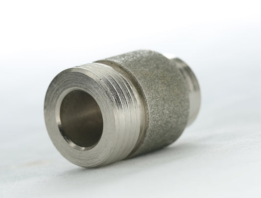 1" Diamond Helix Glass Grinder Head Bit – Self-Watering Stained Glass Grinding Tool