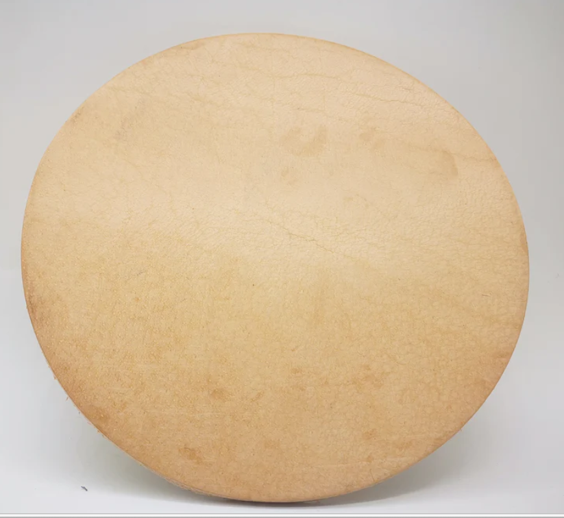 6" Leather Polishing Disc – Premium Cowhide Pad for Gemstone, Cabochon & Glass Polishing