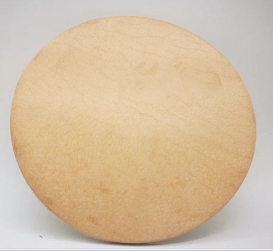 6" Leather Polishing Disc – Premium Cowhide Pad for Gemstone, Cabochon & Glass Polishing
